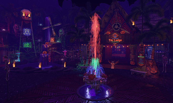 The Haunted Tiki Lodge