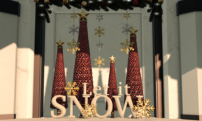 Holiday Shop & Hop - Zinnia