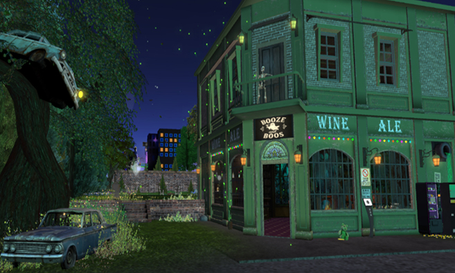 The Booze and Boos Haunted Pub